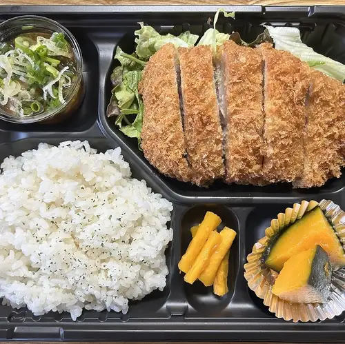 猪肉葱炸猪排便当