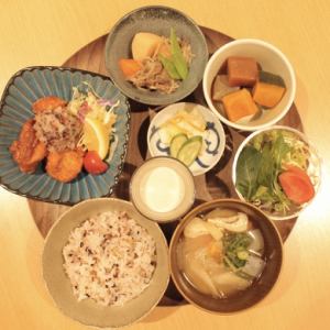 16-grain rice soup, 5 vegetables set