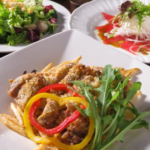 ≪歓送迎会にオススメ≫【宴会コース】2時間飲み放題付き全7品4500円