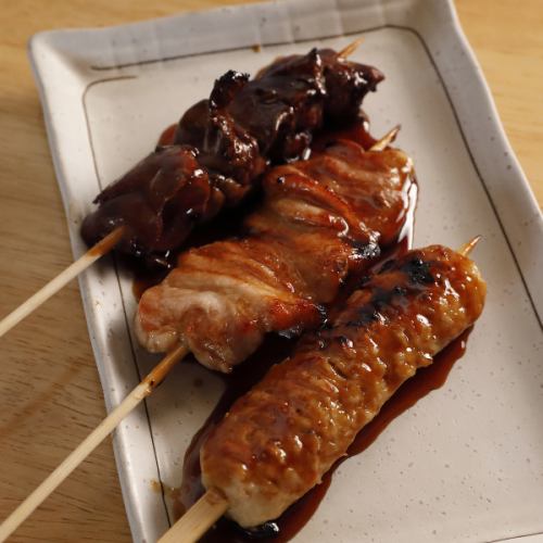 つくば鶏を炭火焼鳥にてご提供!!