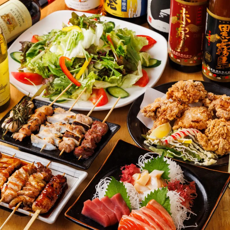 【2h飲み放題付3,850円～♪】宴会は鳥よしで！！