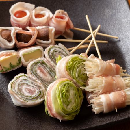 野菜巻き盛り合わせ