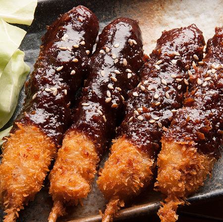 自家製串カツ(味噌・ソース) 各1本