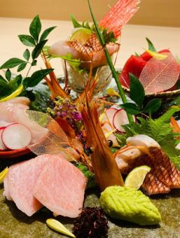 3 kinds of sashimi
