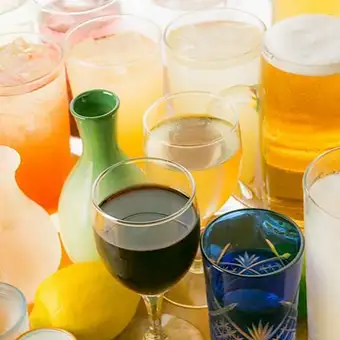 【ゆるり庵宴会コース】1時間半飲み放題+お料理10品 4500円(税込)