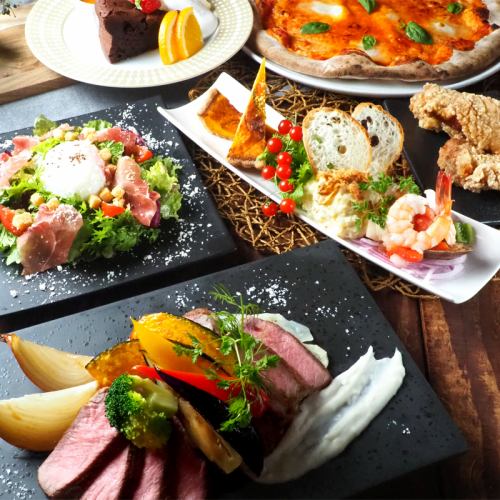 A variety of courses with popular menus ★