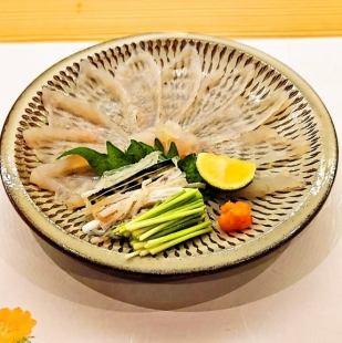 【新鮮な河豚と旬の食材を味わう贅沢なひと時】河豚コース≪全9品～≫おひとり様12,000円(税込)