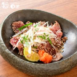 煎金枪鱼脸颊肉