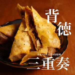 고기 된장 카레 치즈 춘권