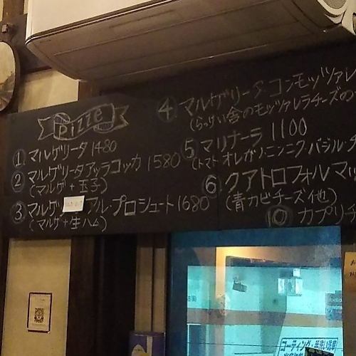 ボードメニューはチェック