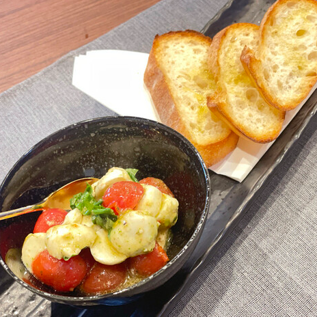 Cherry Mozzarella and Cherry Tomato Caprese