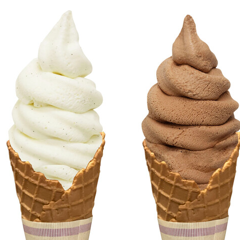 Soft gelato (vanilla or chocolate)