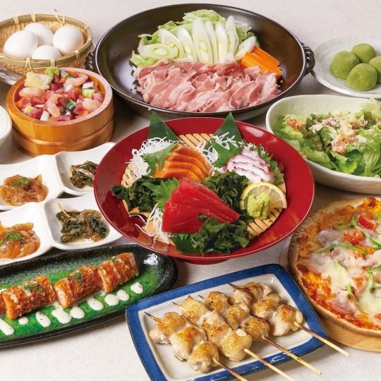 Miyabi Course 11 dishes with 2 hours all-you-can-drink for 5,000 yen