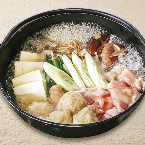 Chicken salt chanko nabe