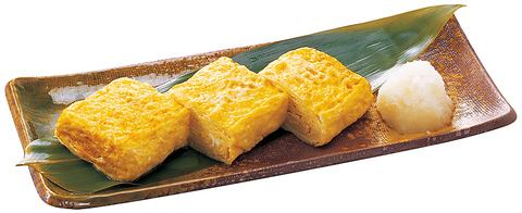 Homemade rolled omelet