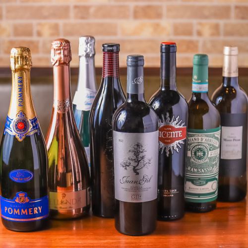 豊富なお酒をご用意！