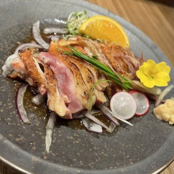 香煎大和雞腿配自製橙醋醬