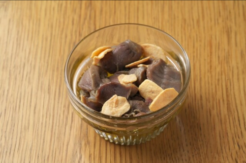 砂肝のコンフィ