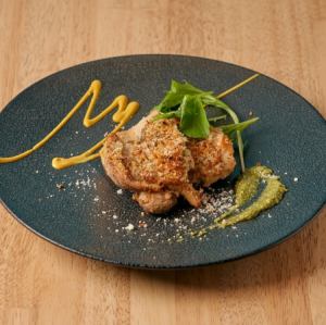 若鶏の香草パン粉焼き