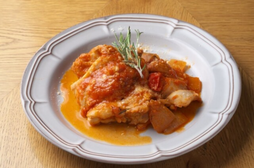 若鶏のトマト煮