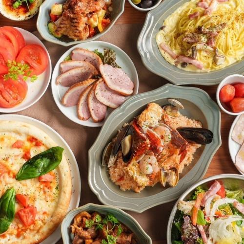 イタリアン食べ放題コース