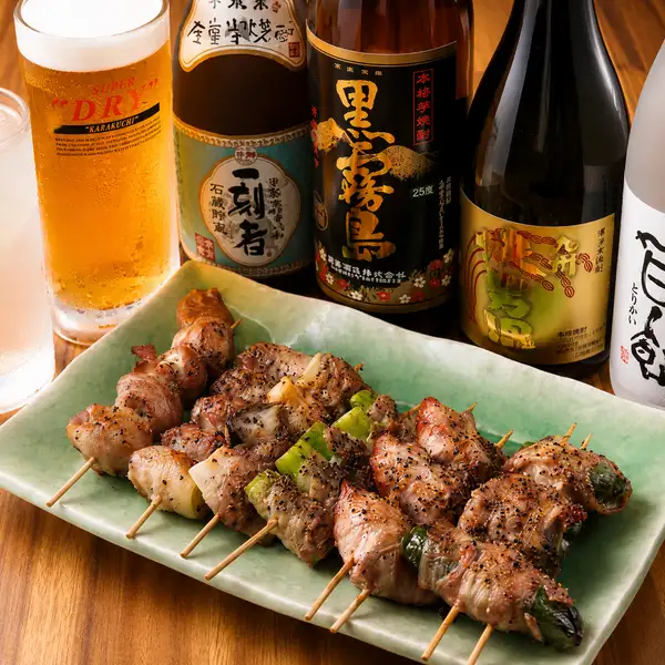 “備長炭使用”　炭火焼き1本143円～♪気軽に本格やきとり、焼きとんを楽しめる