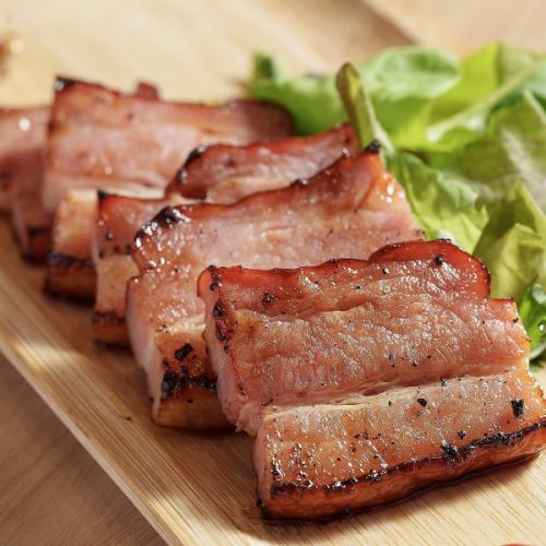charcoal grilled bacon