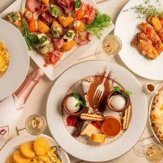 【ご宴会プレミアムコース】120分飲み放題付き♪スパークリングワインも飲み放題!6000円
