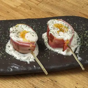 卡邦尼风味培根鸡蛋