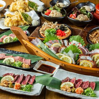 ★昼飲みOK★【飲み放題付き】6000円(税込)ポッキリ　神戸牛に明石海鮮、地産地消食材を満喫♪