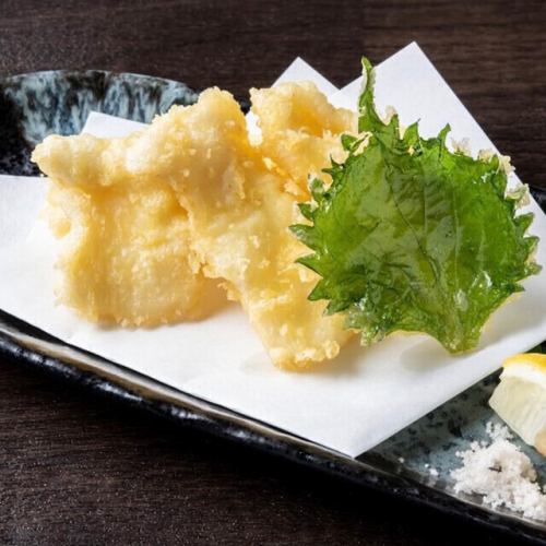 明石天然の魚の天ぷら