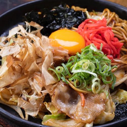 地元神戸の月見焼きソバ