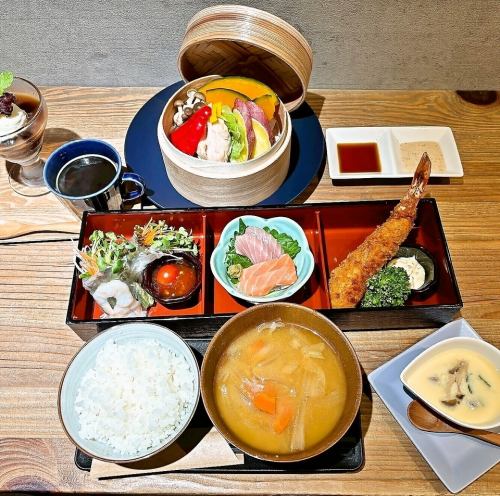 【女子会利用にぴったり♪】せいろ御膳プラン！おひとり様2480円（税込み）