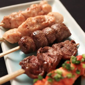 ≪1番人気≫【2H飲み放題付】名物！鶏塩から揚げや炭火焼き鳥など全７品 3500円(税込)コース