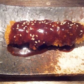 Pork Kushikatsu (Miso or Sauce)