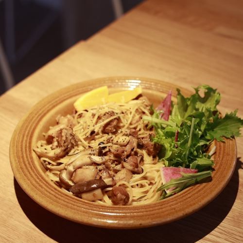 オレンジ香るサルシッチャのクリームパスタ