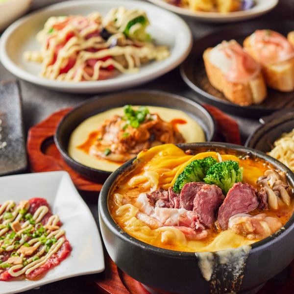 [3 minutes from Ebina Station] Izakaya where you can enjoy horse meat, low-temperature-cooked meat and cheese ☆ For a girls' night out or drinking party in Ebina ◎