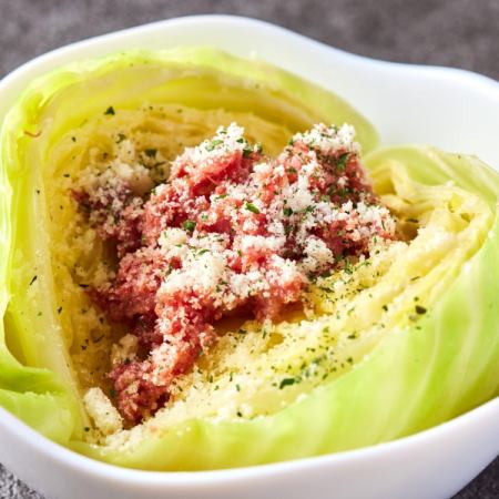 Corned beef cabbage with cheese