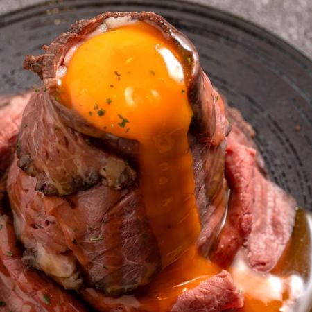 【Mサイズ】ローストビーフタワー ウニソースがけ