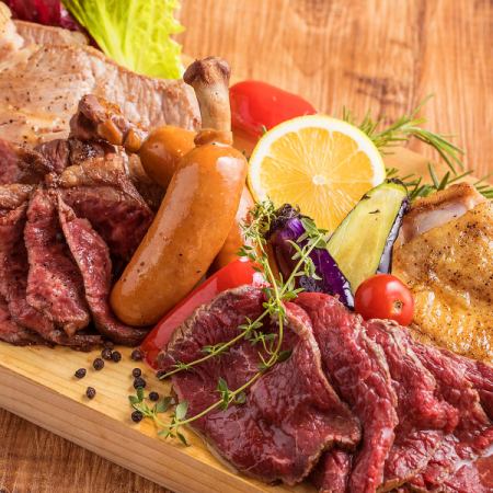 豪快！ミートプレート