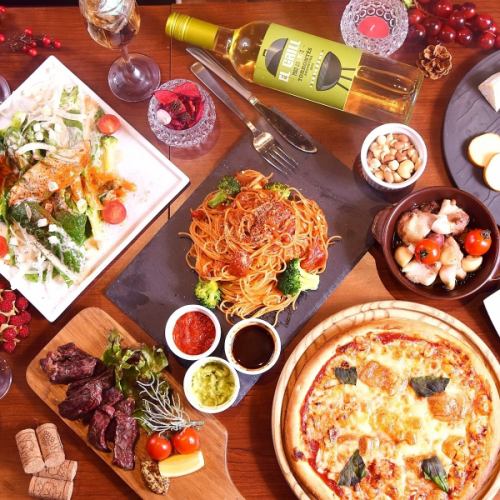 ★チーズ女子会★とろ～りとろけるチーズ料理を心ゆくまで堪能♪2.5時間飲み放題付8品4,000円