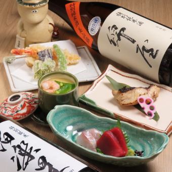 【4月／銘々盛り】大自然の看板メニュー堪能コース【2時間飲み放題付/6,500円】