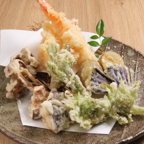 おまかせ天ぷら盛り合わせ