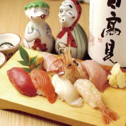 おまかせ握り盛り合わせ（5貫）