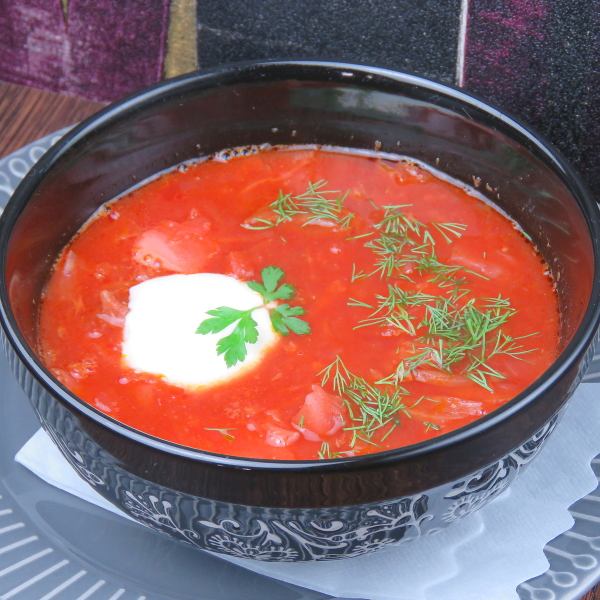 [World's Three Great Soups] Borscht Regular/Half Size