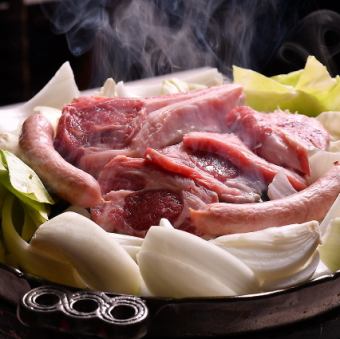 [Banquet Basic Course] 6 dishes including high-quality raw lamb shoulder loin + 90 minutes all-you-can-drink course! 6,930 yen (tax included)