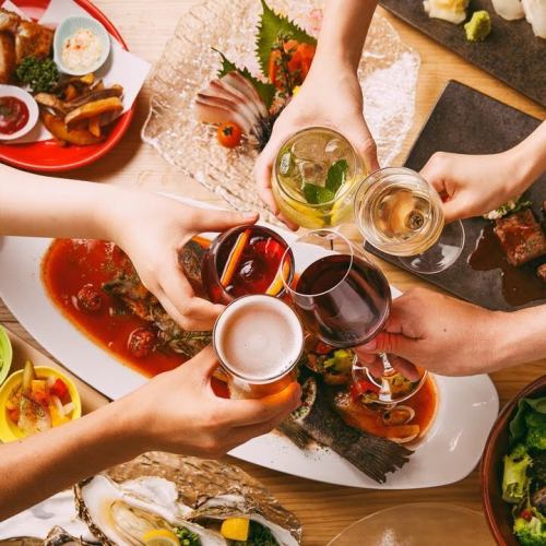 3-hour course with all-you-can-drink