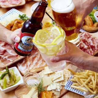 【満足コース】2時間飲み放題付き　メインに牛サガリステーキをご用意した計9品の満足コース