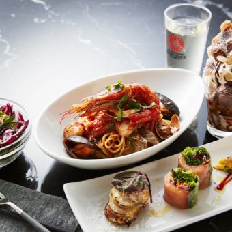 【平日限定リッチランチ】ドリンクバー付き！ちょっぴり贅沢でリッチなランチ♪