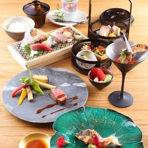 ■Japanese-Western fusion course/Luxurious selection of meat and fresh seafood♪■